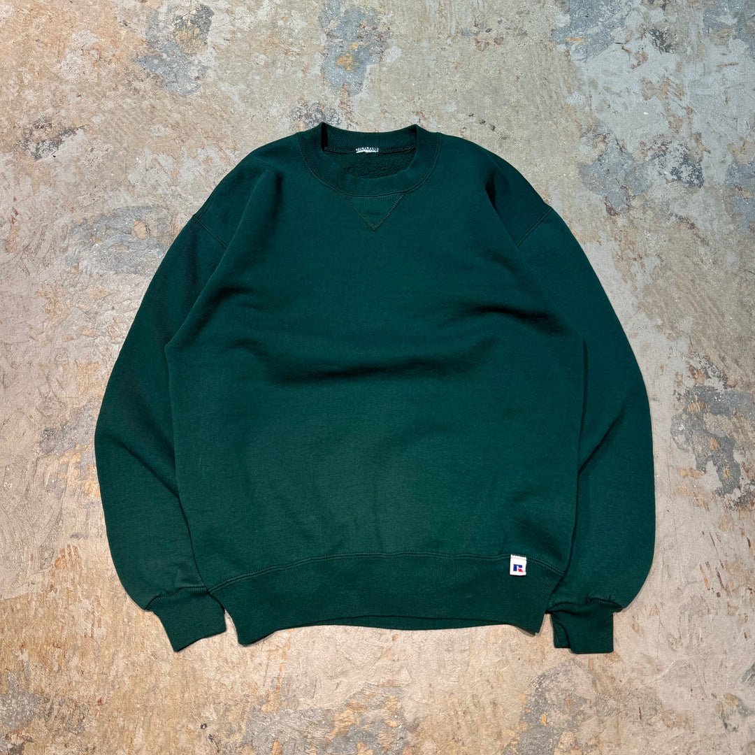 Used clothing RUSSELL ATHLETIC/Russell Athletic/Crew neck blank sweatshirt/Plain/Size S