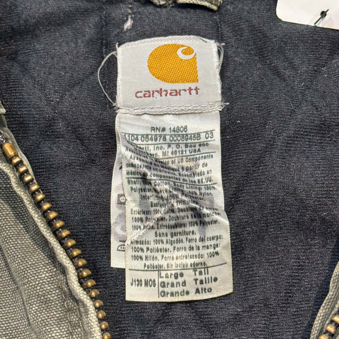 古着 carhartt/ カーハート/ アクティブジャケット/ 裏地キルティング/ サイズL