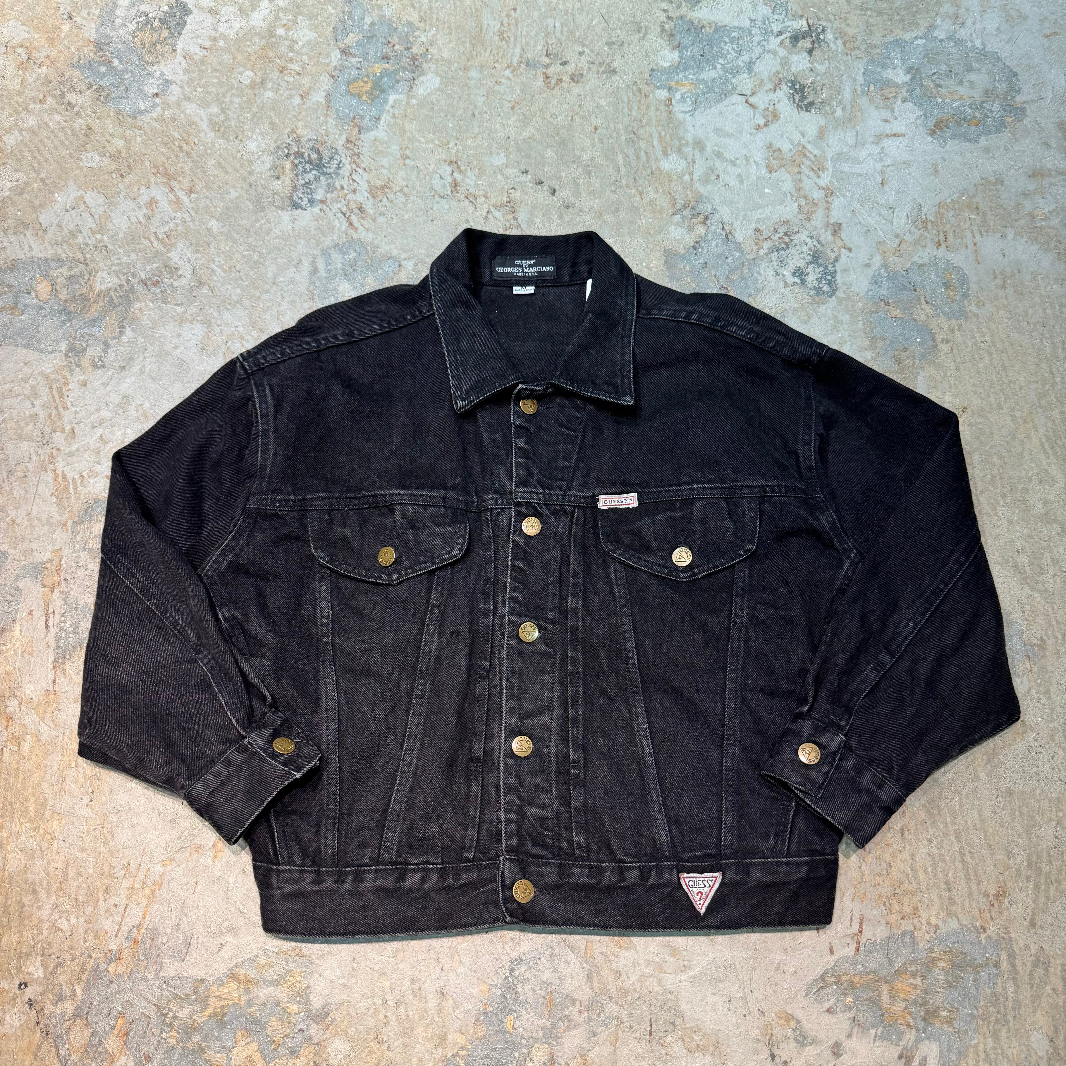 古着 USA製 GUESS BY GEORGES MARCIANO/ゲス/デニムジャケット/Gジャン