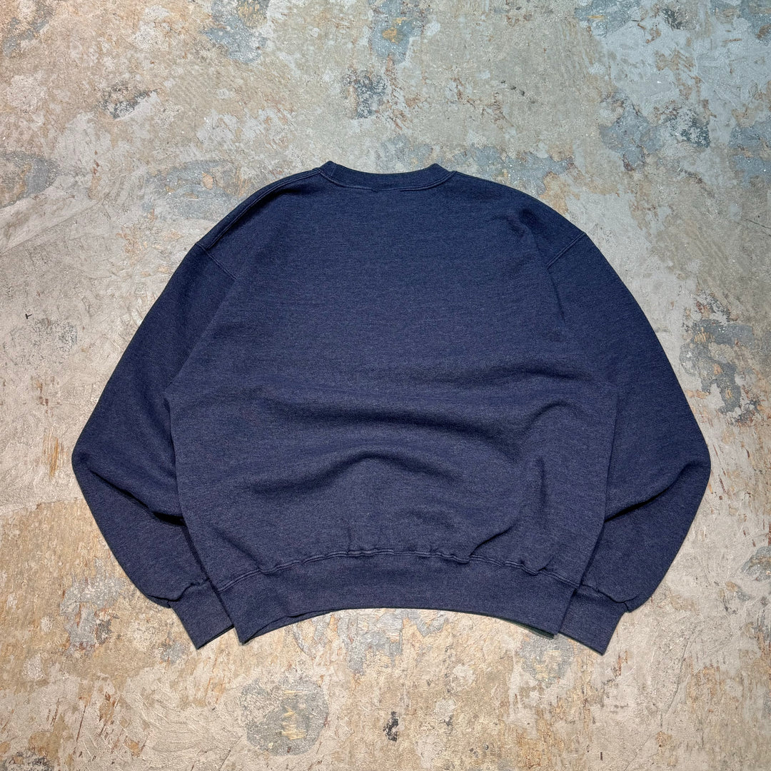Used clothing 90's~ RUSSELL ATHLETIC/ Russell Athletic/Crew neck blank sweatshirt/Plain/Size L