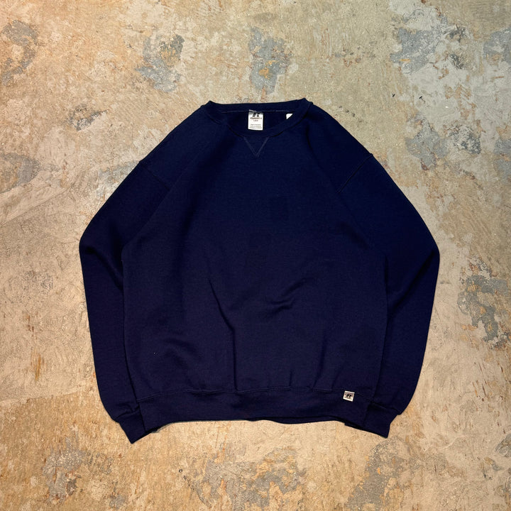 Used clothing RUSSELL ATHLETIC/ Russell Athletic/Crew neck blank sweatshirt/Plain/Size L