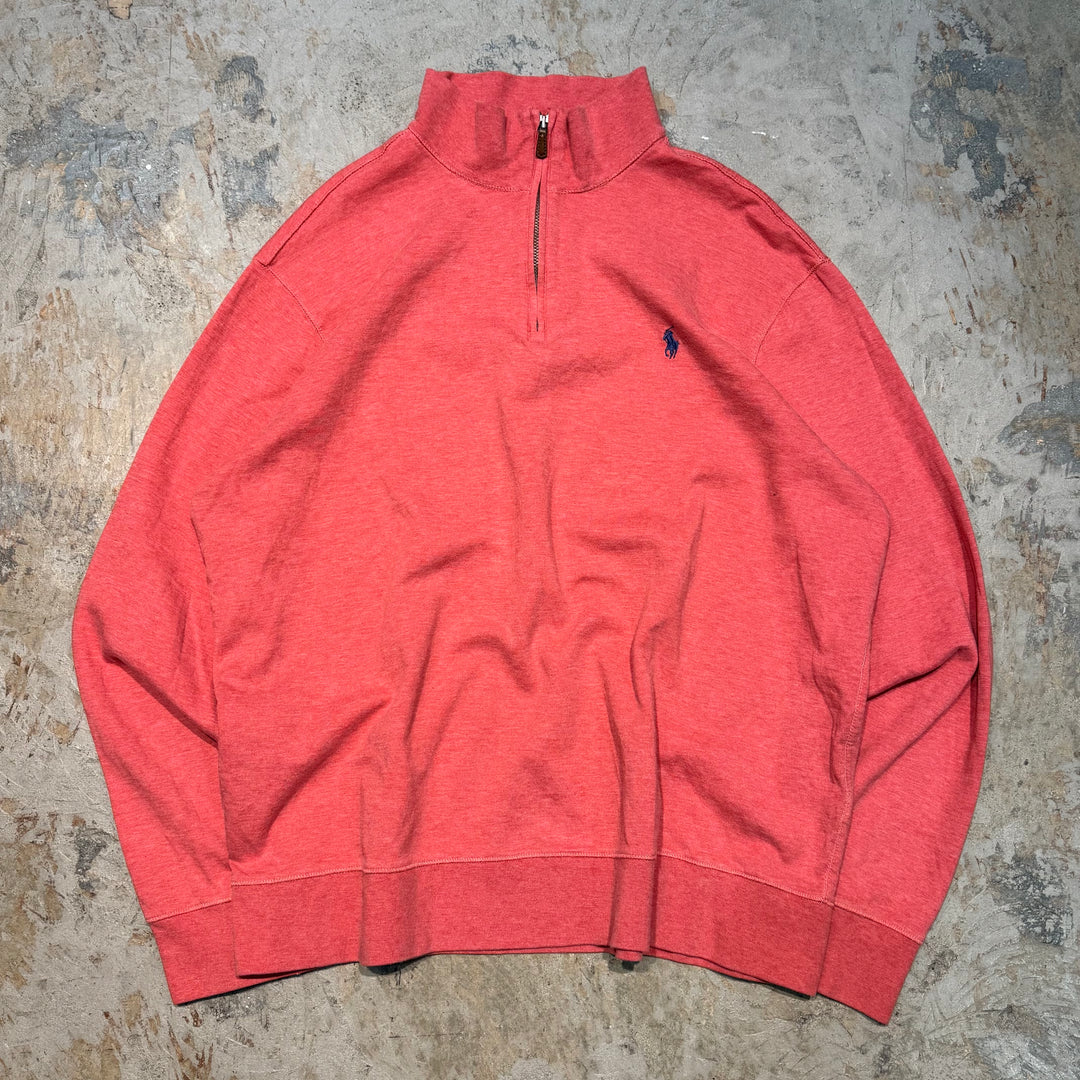 Used clothing POLO by Ralph Lauren/ Polo Ralph Lauren/ Half zip knit sweater/Cotton knit/Size XL