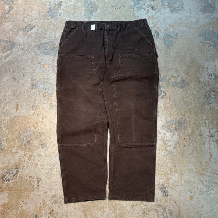 古着 Carhartt/ カーハート/ダック地ダブルニーペインターパンツ/ 実寸サイズ40×32