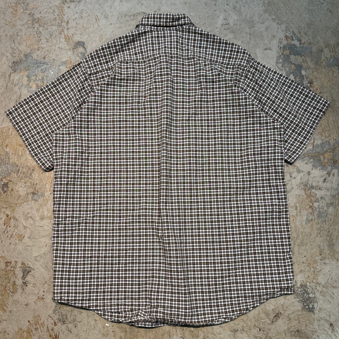 Used clothing carhartt/Carhartt/Button-down short sleeve shirt/Checked pattern/Size XXL