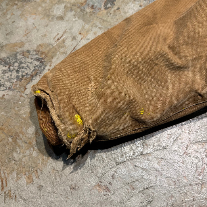 중고 의류 Carhartt/ Carhartt/ 전통적인 코트/ 퀼트 라이닝/ 코듀로이 칼라/ 크기 s