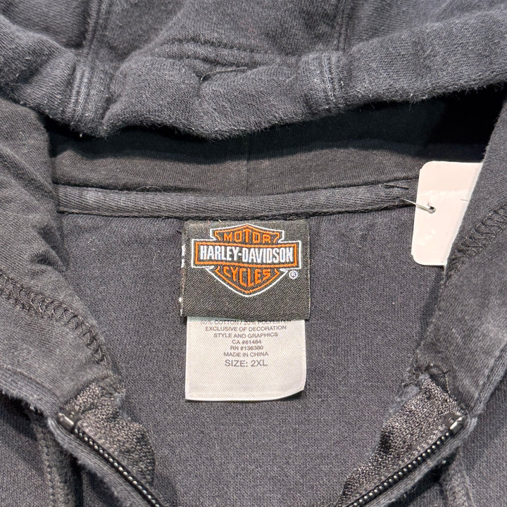 Used clothing HARLEY-DAVIDSON/ Harley Davidson/ Sweat zip-up hoodie/ Size XXL