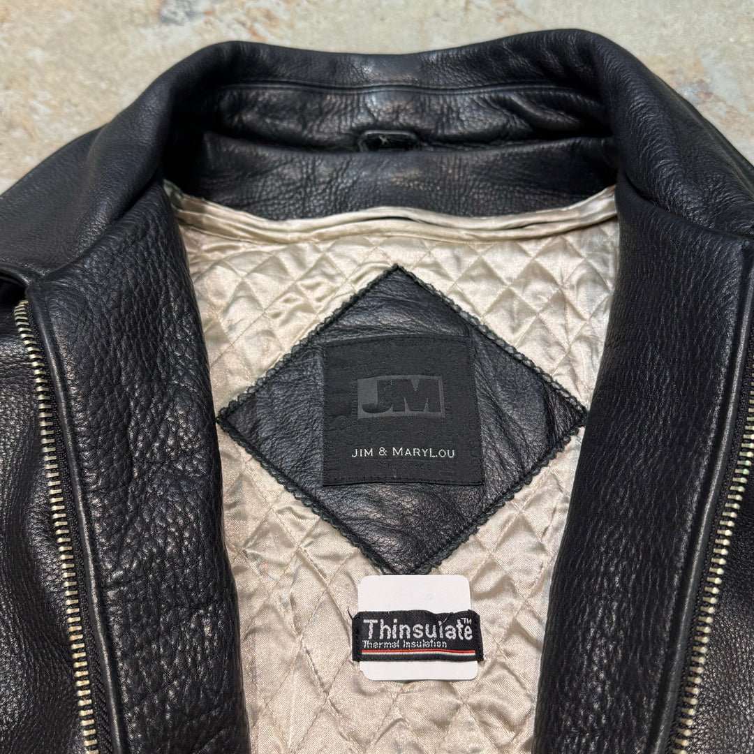Used clothing JIM&MARYLOU/ Jim & Marylou/ Zip-up leather jacket/ Size XL