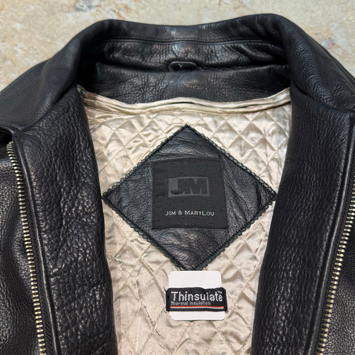 Used clothing JIM&MARYLOU/ Jim & Marylou/ Zip-up leather jacket/ Size XL
