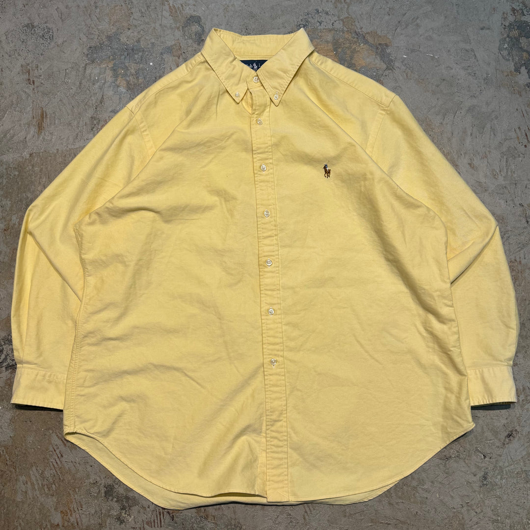 古着 Ralph Lauren/ ラルフ ローレン/ ボタンダウン長袖シャツ/ サイズXL相当