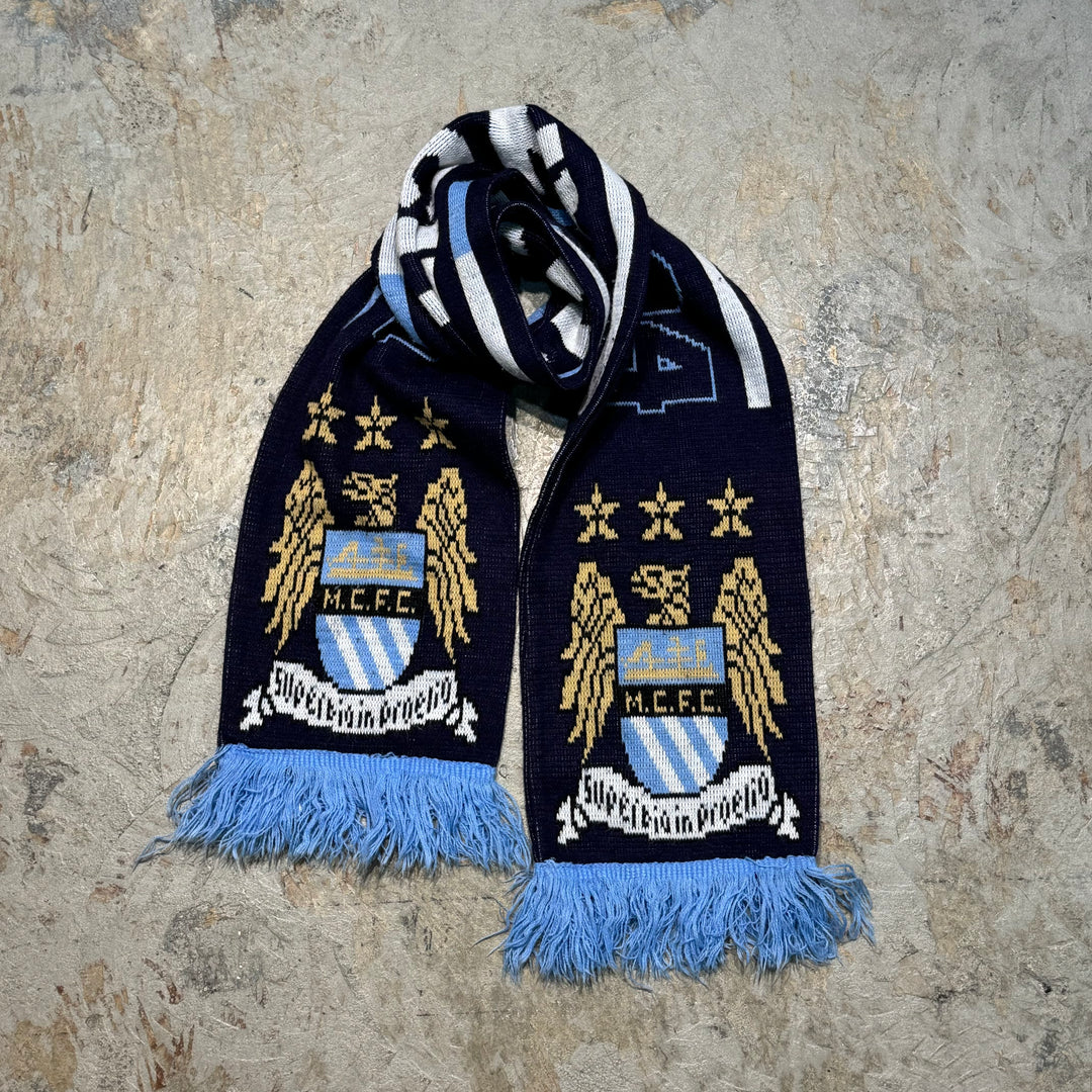 Used clothing soccer scarf / MANCHESTER CITY FC / Manchester City / Premier League