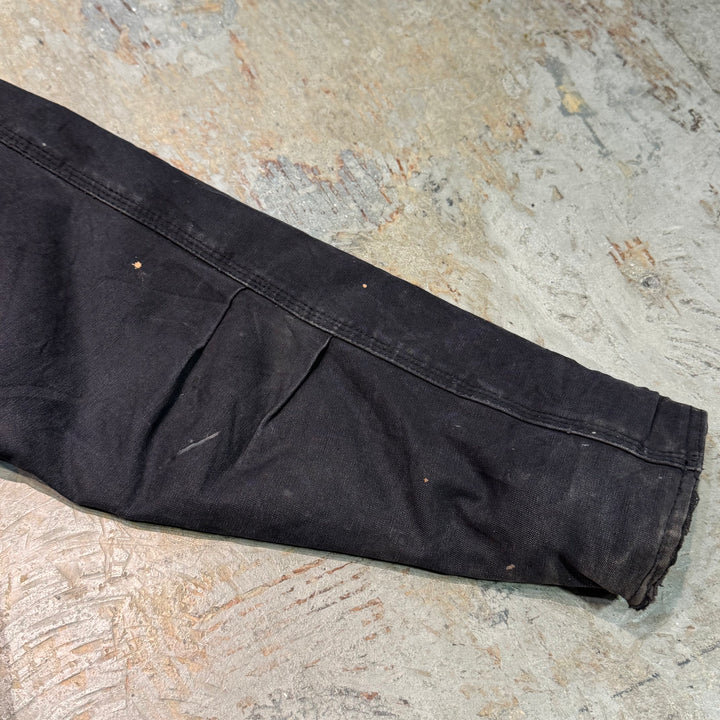 중고 의류 Carhartt/ 전통적인 코트/ 오리 직물/ 코듀로이 라이닝/ 크기 L에 해당합니다.