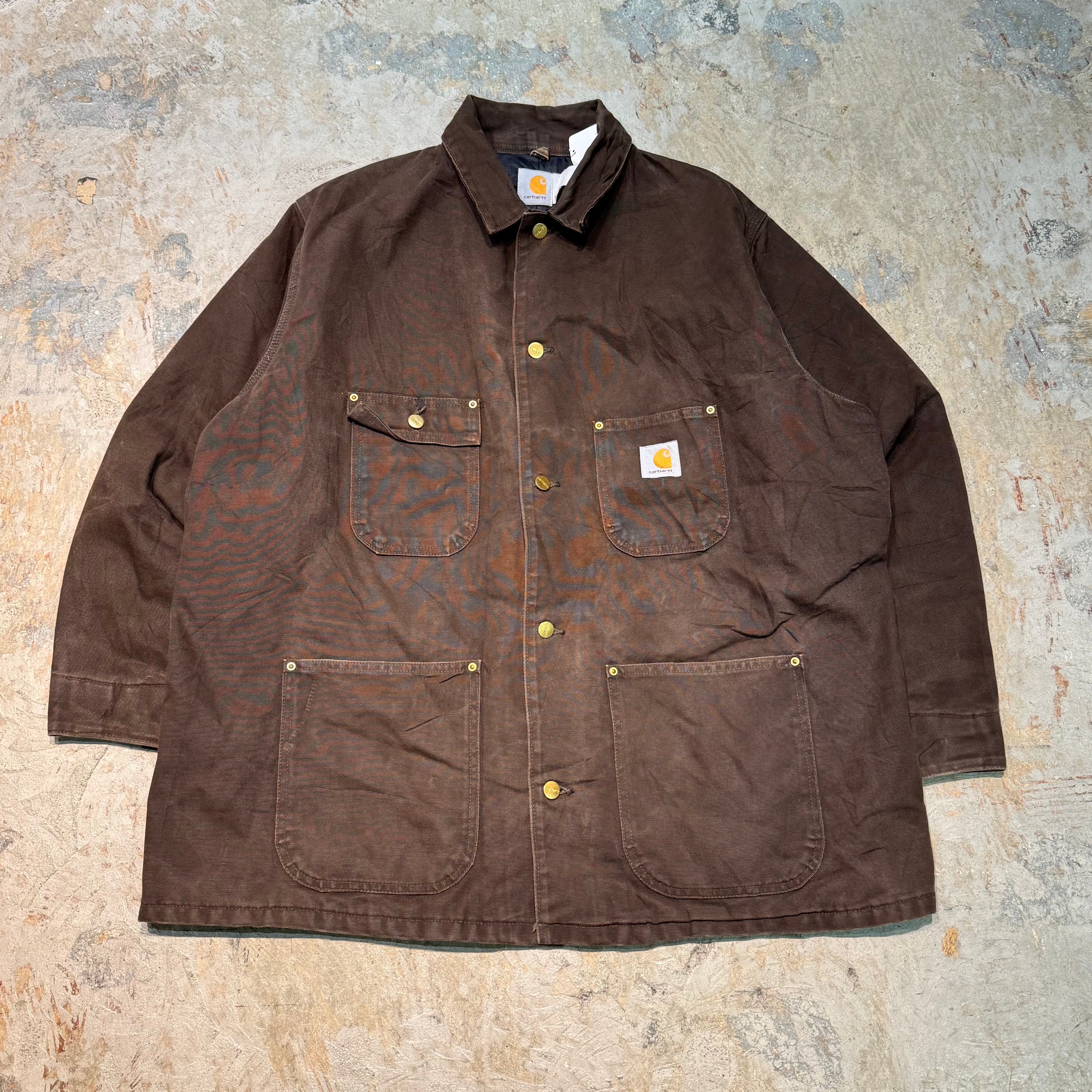 激レア！Carhartt lrvine Coat カーハートミシガンチョアコート 古着 Carhartt/ カーハート/ ミシガンチョアコート/ サイズ2XL相当