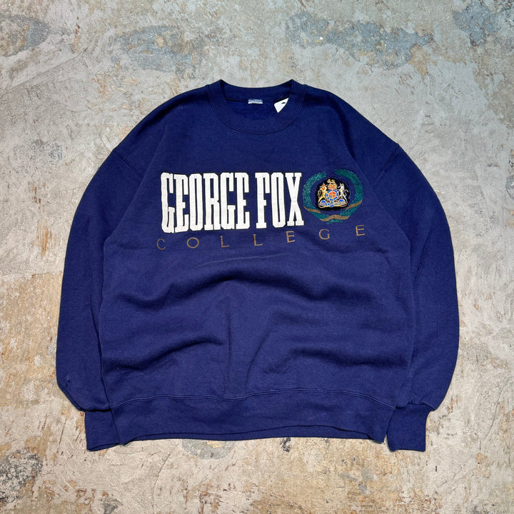 Used clothing RUSSELL ATHLETIC/Russell Athletic/George Fox University/Crew Neck College Logo Sweatshirt/Size M