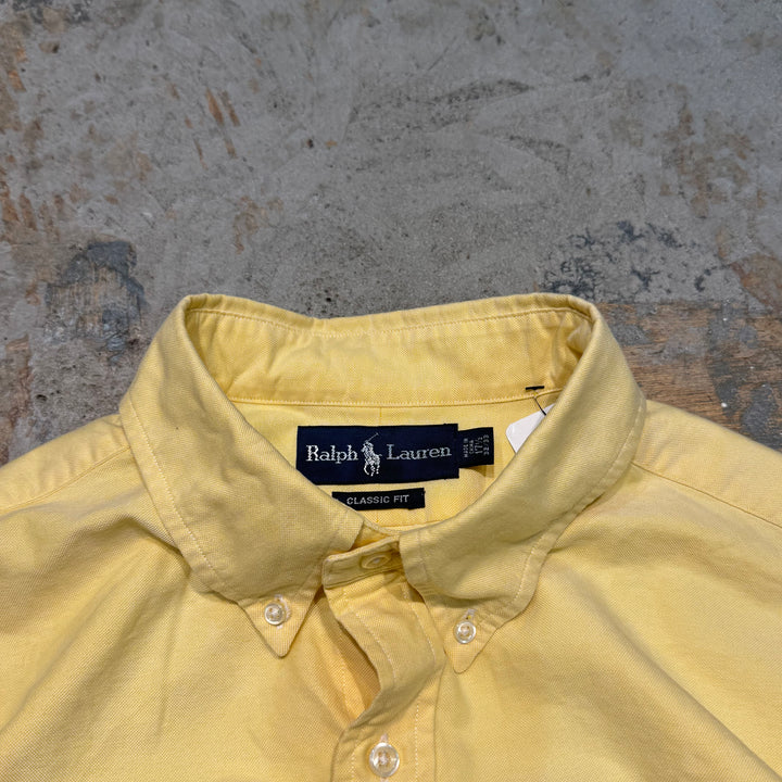 古着 Ralph Lauren/ ラルフ ローレン/ ボタンダウン長袖シャツ/ サイズXL相当