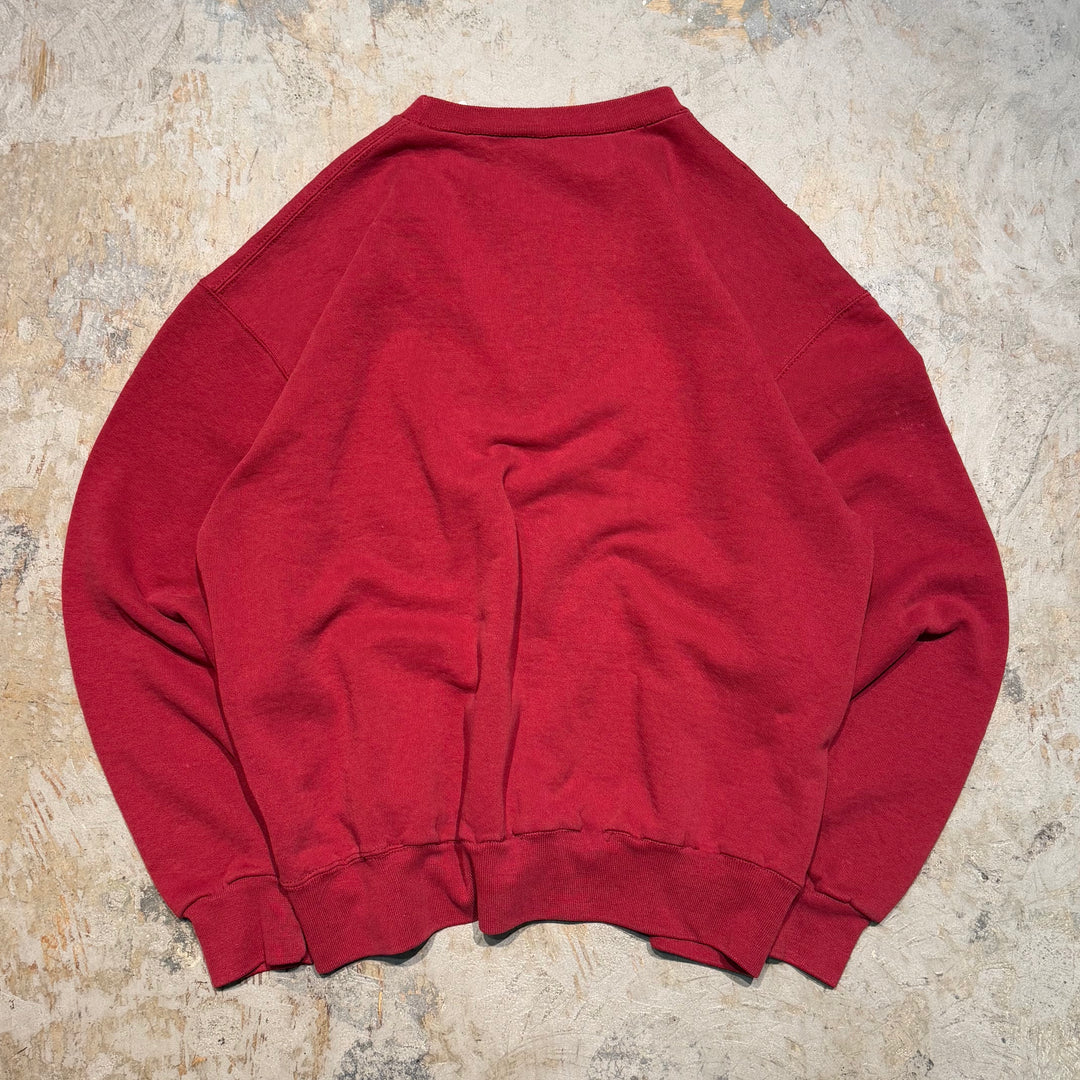 Used clothing 90's ~ RUSSELLATHLETIC/ Russell Athletic/ Blank Crew Neck Sweatshirt/ Plain/Size L