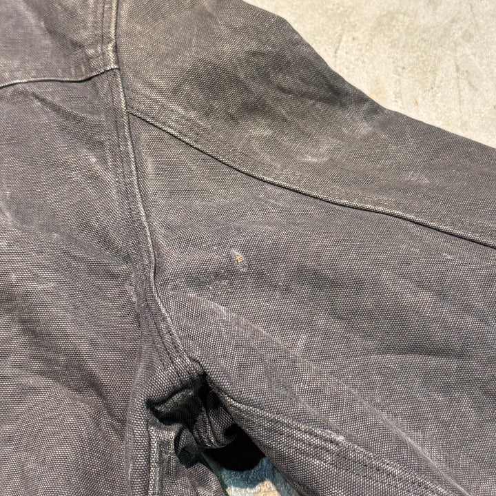 미국 80 년대에서 만든 중고 의류 ~ Carhartt/ Santa Fe 재킷/ 오리 직물/ 퀼트 라이닝/ 코듀로이 칼라/ 크기 XL에 해당합니다.