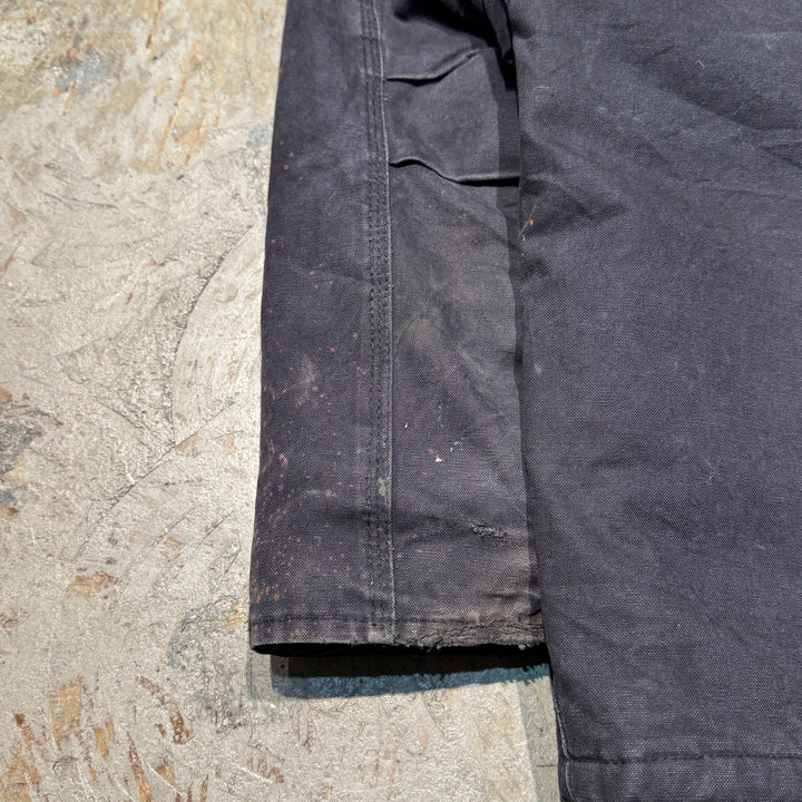 중고 의류 Carhartt/ 전통적인 코트/ 오리 직물/ 코듀로이 라이닝/ 크기 L에 해당합니다.