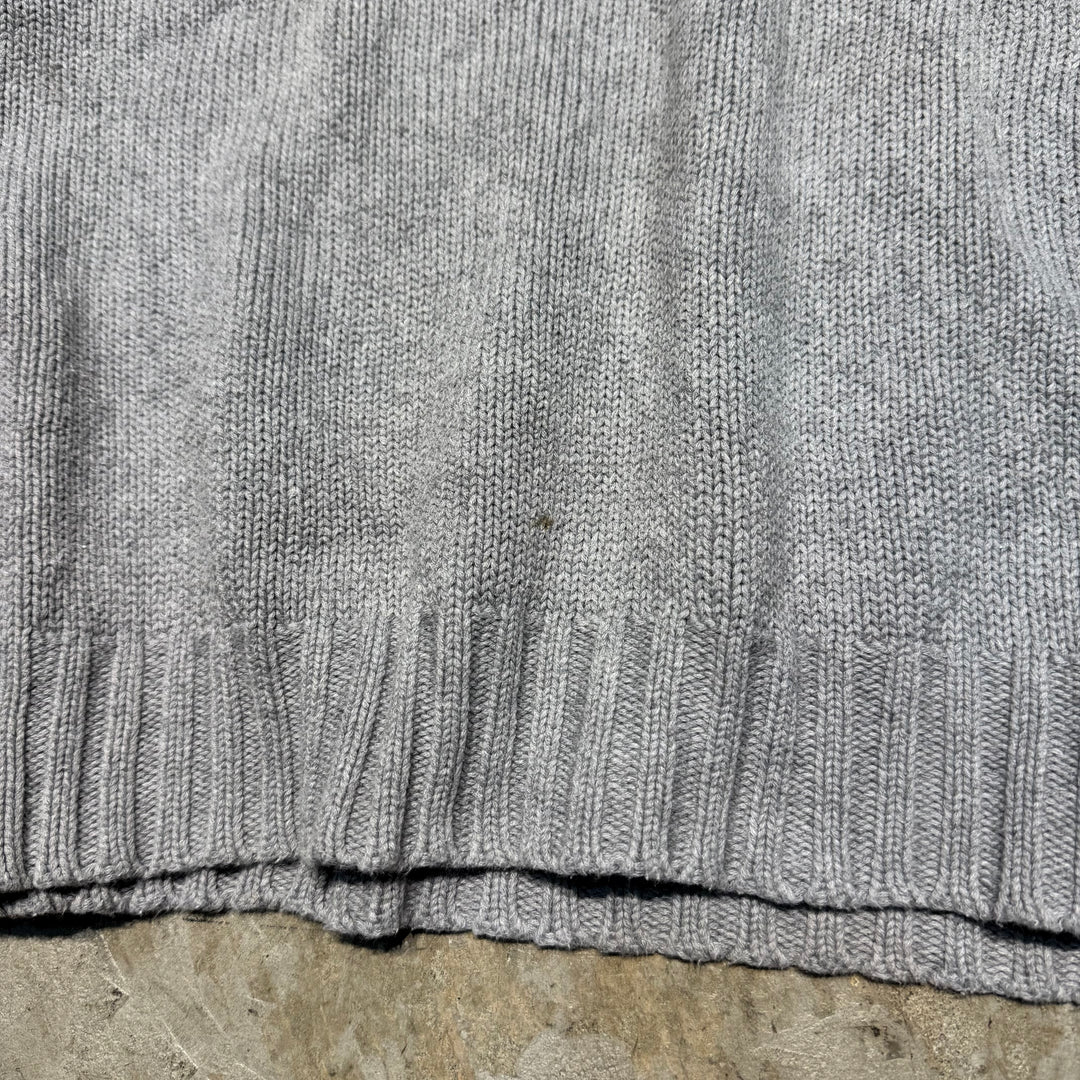 Used clothing POLO by Ralph Lauren/ Ralph Lauren/ Crew neck knit sweater/Cotton knit/Size L