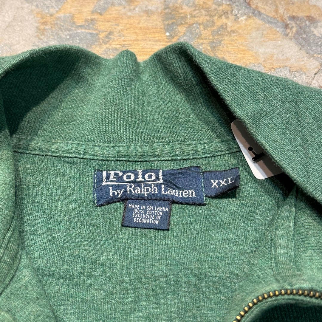Used clothing POLO by Ralph Lauren/Polo Ralph Lauren/Half Zip Cotton Knit Sweater/Size XXL