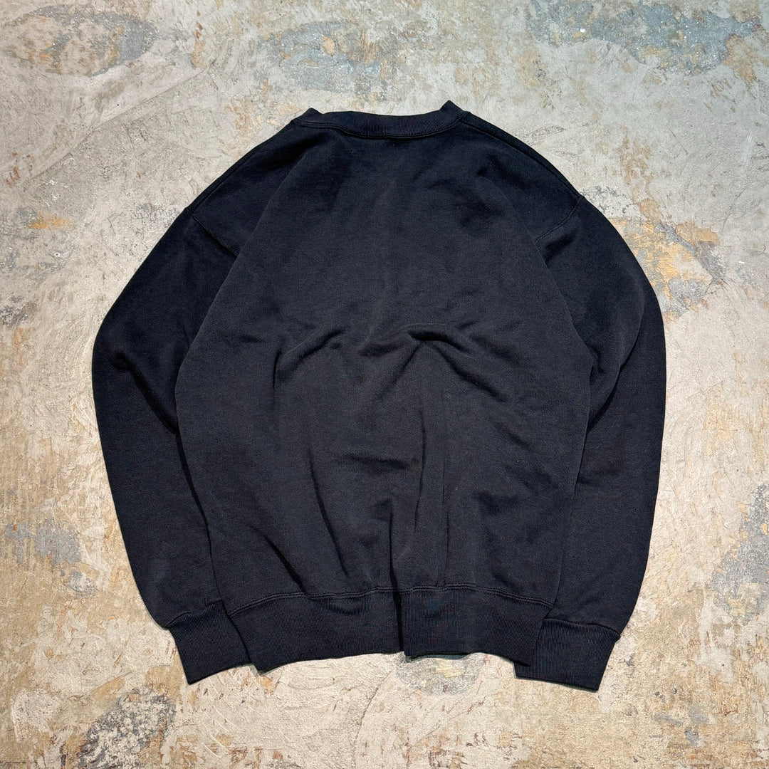 Used clothing 90's~ TULTEX/Taltex/University of Nebraska-Lincoln/Crew Neck College Logo Sweatshirt/Size L