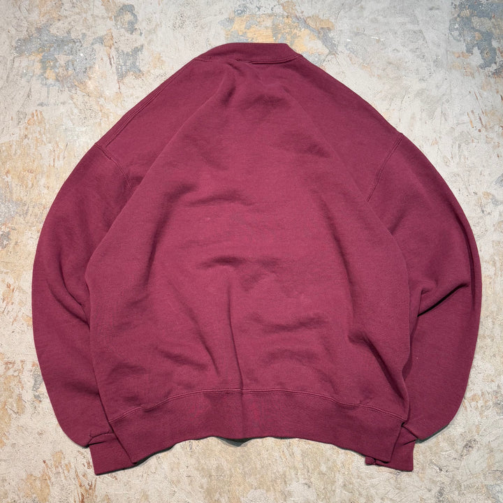 Used clothing Made in USA 80's ~ RUSSELLATHLETIC/ Russell Athletic/ Blank Crew Neck Sweatshirt/ Plain/ Size L