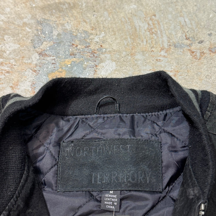 중고 의류 미국 빈티지/ 스웨이드 가죽 자켓/ 스웨이드 가죽 자켓/ 누부/ 가죽/ 크기 M