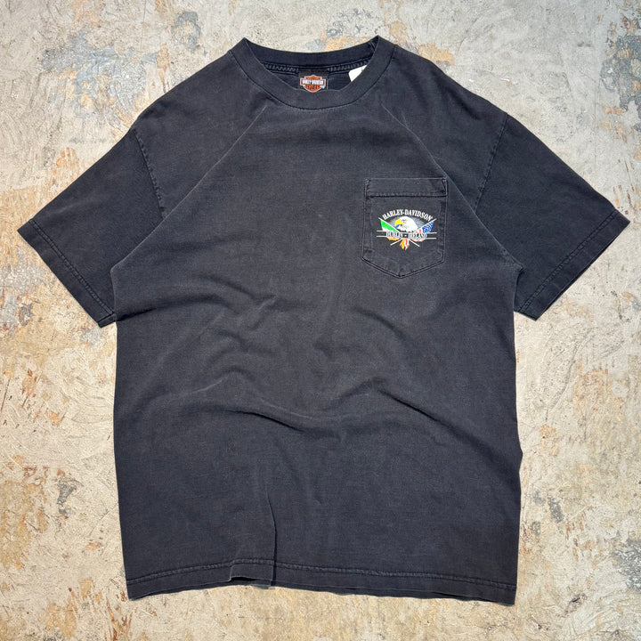 古着 USA製 Harley-Davidson/ハーレーダビッドソン/ プリントTシャツ/ サイズL