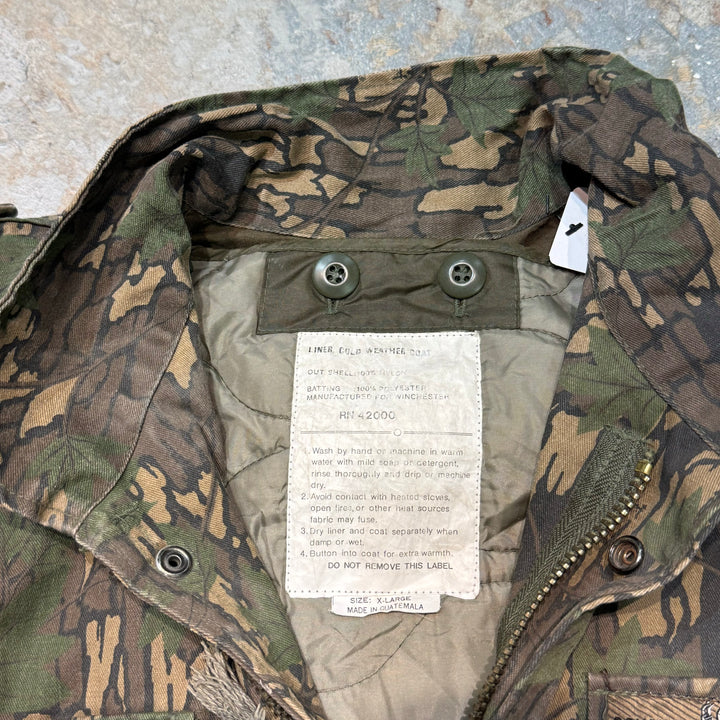 Used clothing U.S ARMY/US Army/ Field jacket/Trevork camo/Size XL