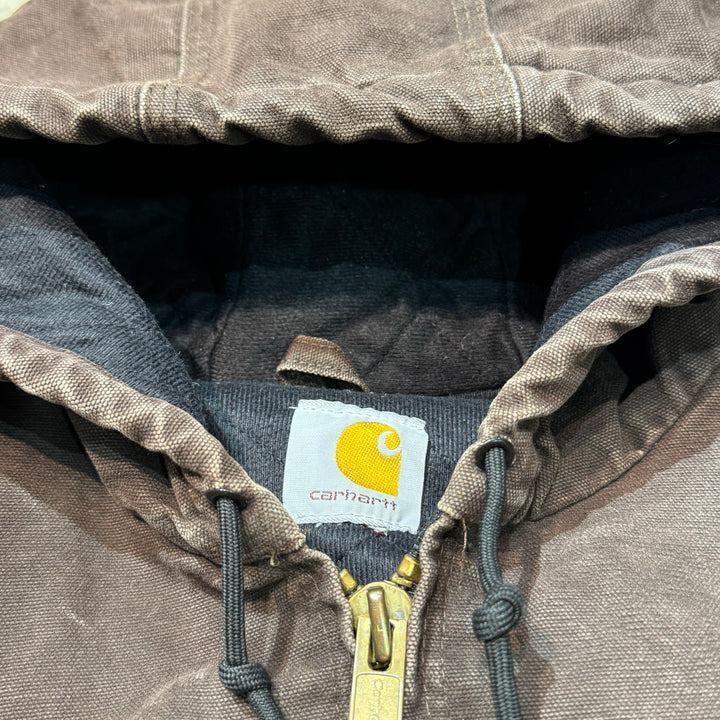 Used clothing 90's/ carhartt/ active jacket/ duck fabric/ plain/ padded/ size XL