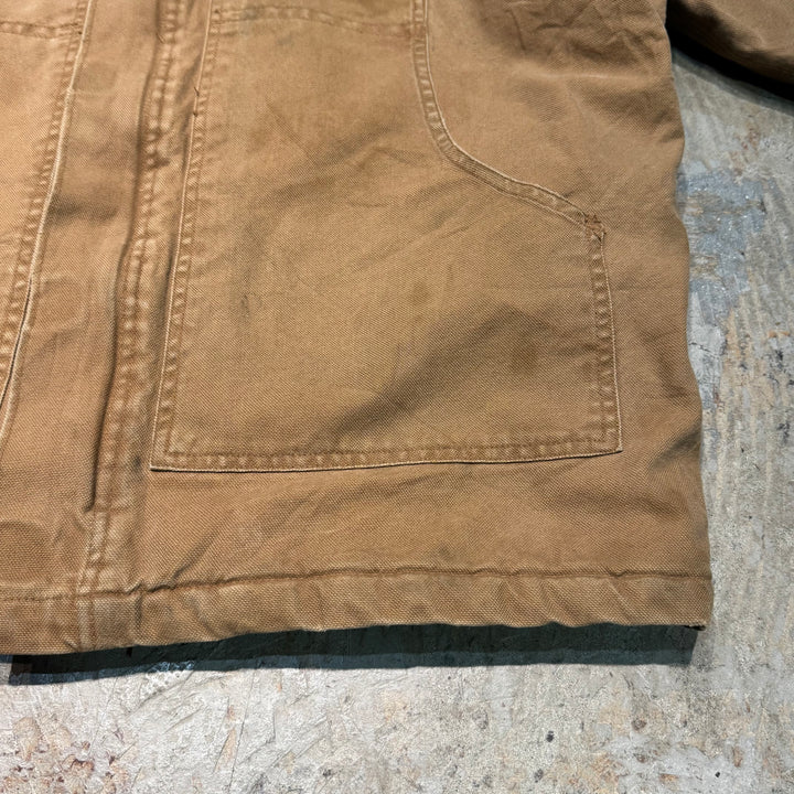 중고 의류 Carhartt/ Carhartt/ 전통적인 코트/ 퀼트 라이닝/ 코듀로이 칼라/ 크기 s