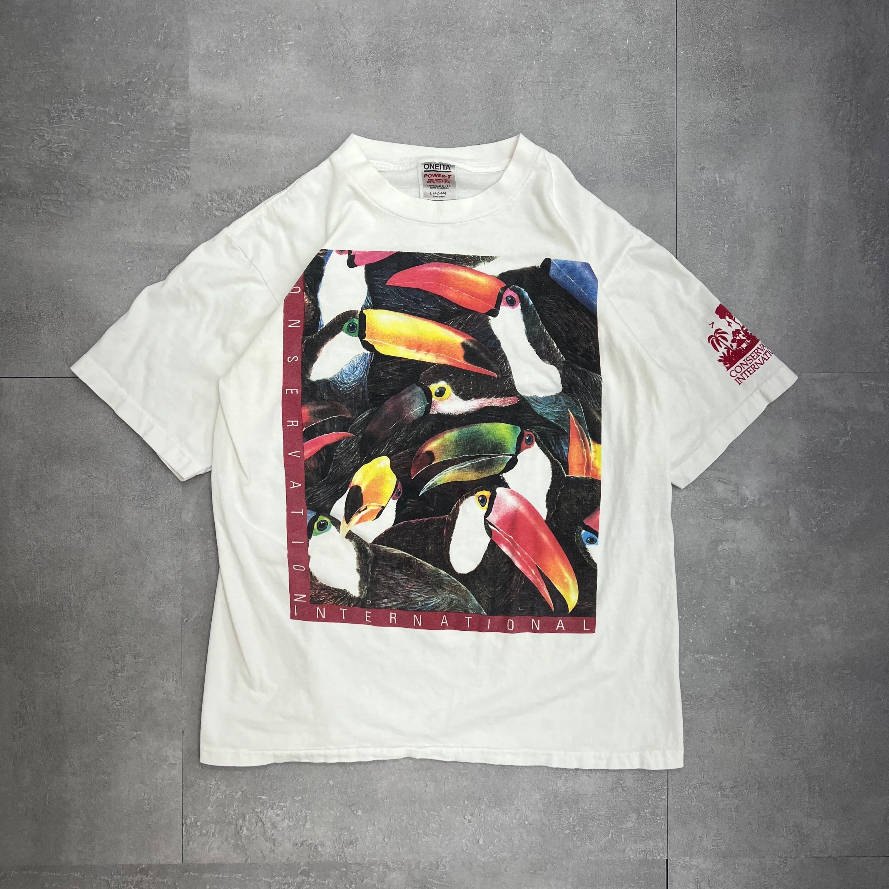 90s USA製 ONEITA ロングTシャツ ヴィンテージ シングルステッチ デッドストック 90's【シングルステッチ】【ONEITA】【オニータ