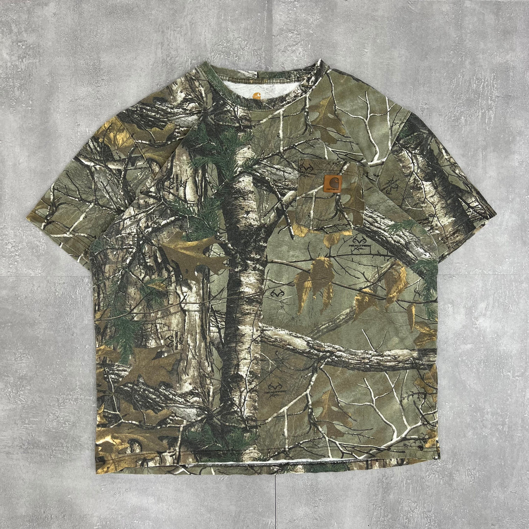 #71 Carhartt REALTREE Pocket Tee Size L