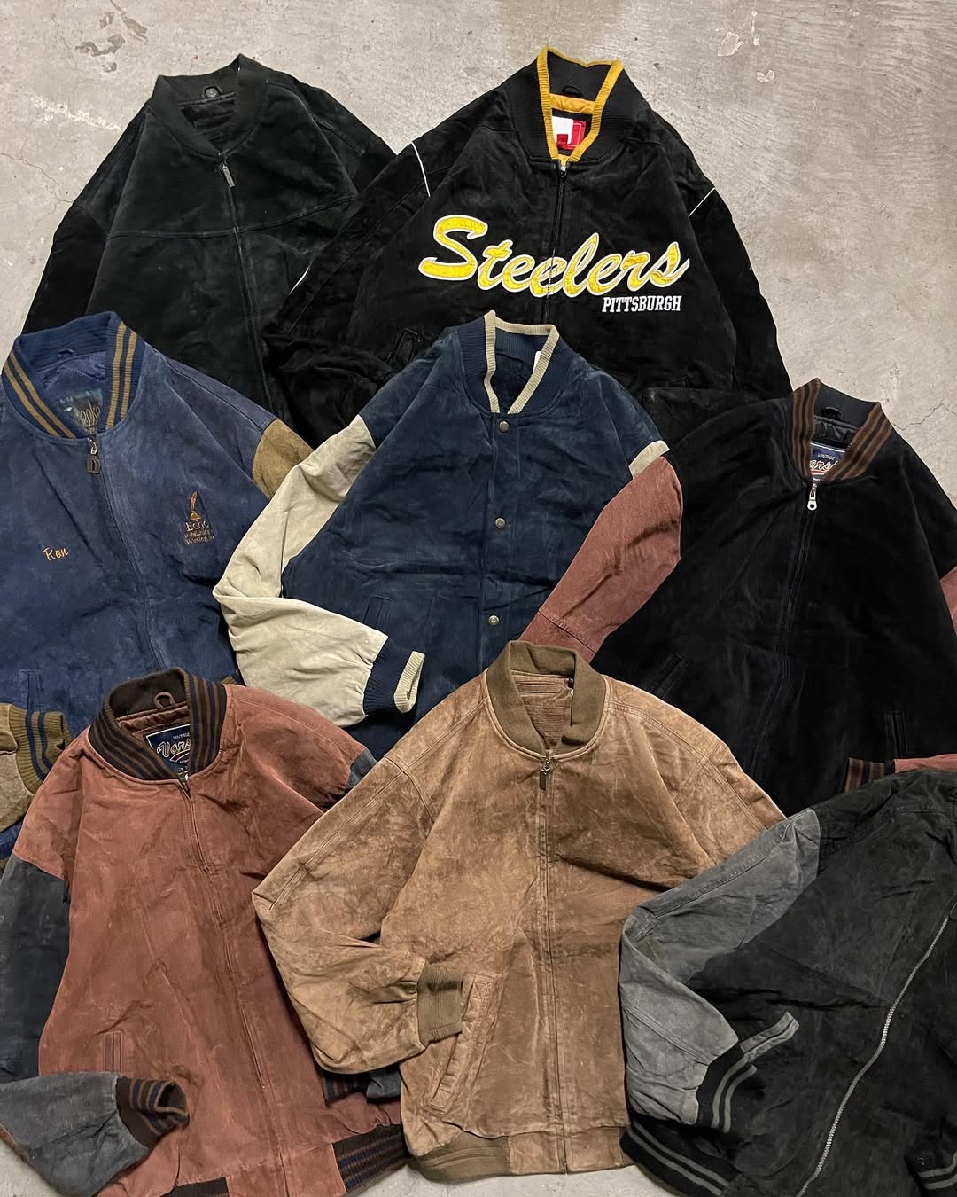 スエードジャケット