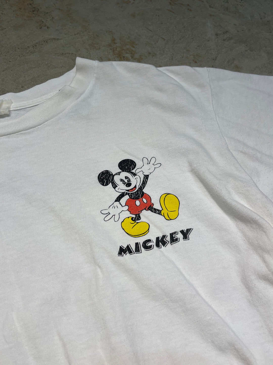 #MA177 古着 USA製 90's Disney/ディズニー/ ミッキーマウス / ヴィンテージ シングルステッチ プリントTシャツ/サイズL相当