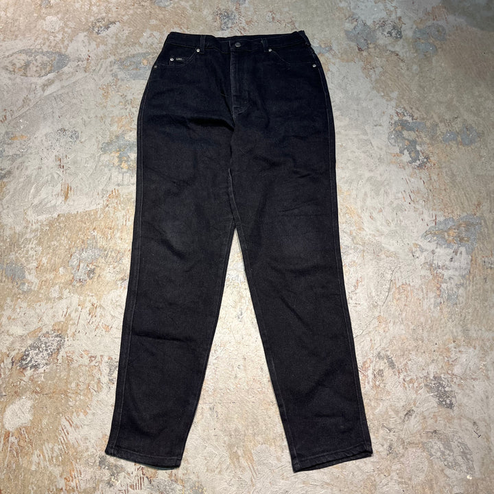 #4185 古着　Lee/リー/Black Denim Pants/ブラックデニムパンツ/サイズ14