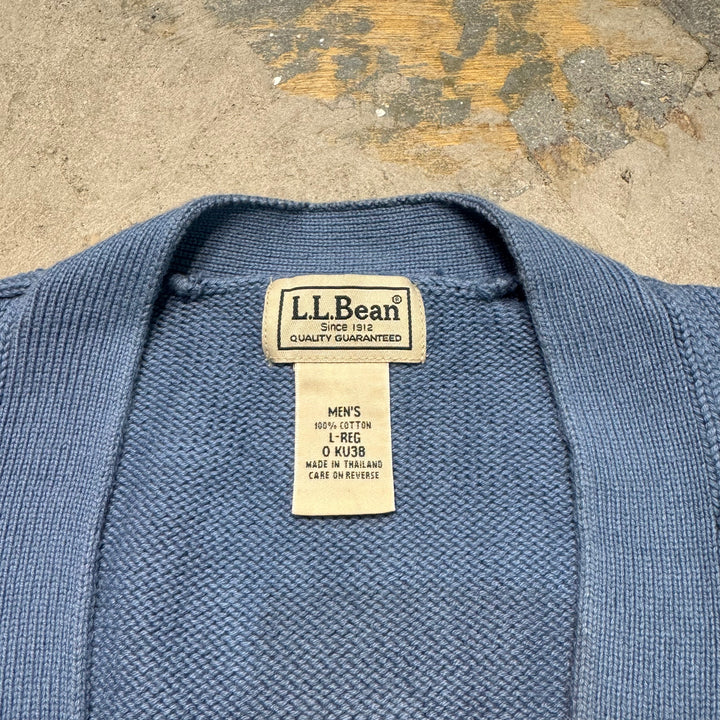 古着 90's L.L.Bean/ エルエルビーン/ Ｖネックニットカーディガン/サイズL