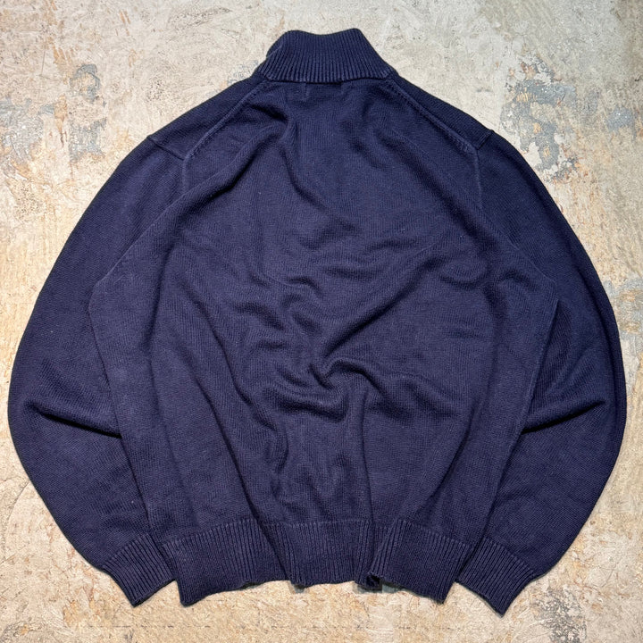 古着 POLO by Ralph Lauren/ ポロ バイ ラルフローレン/ ハーフジップニットセーター/ サイズXXL
