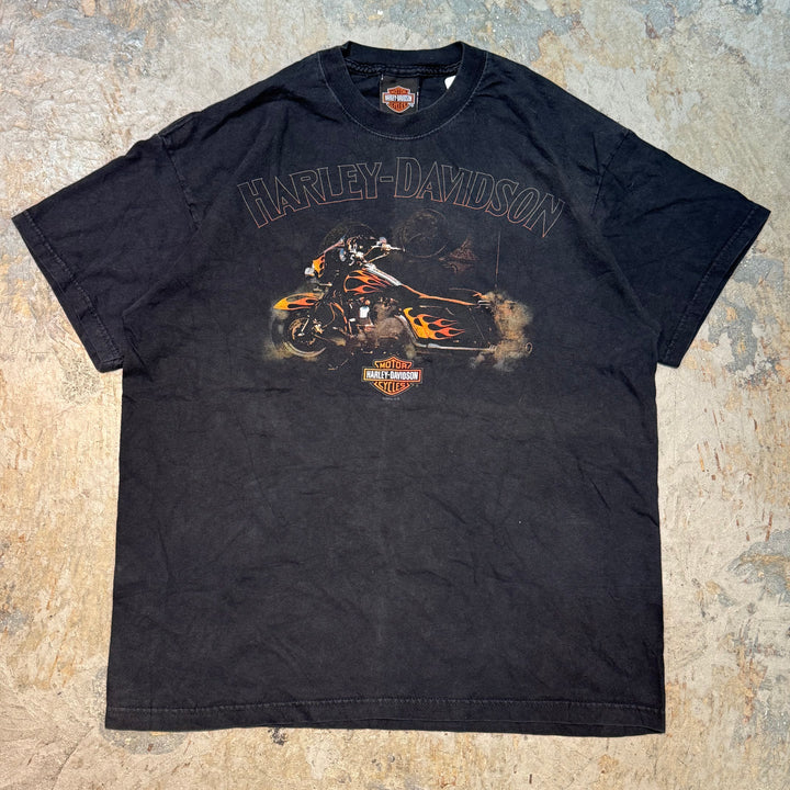 二手衣服Harley-Davidson/哈雷戴维森/印花T恤/尺码L