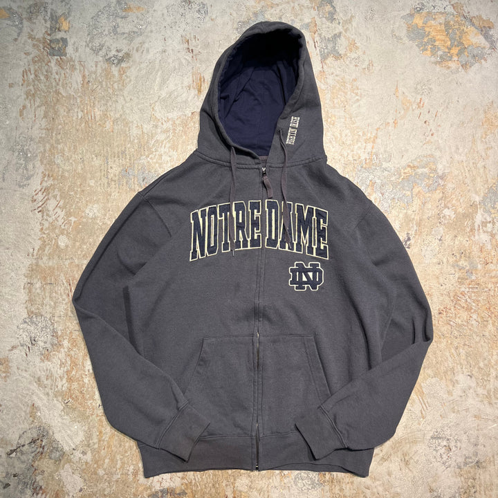 #1952 Old clothes Unknow/Pull Over Hoody / Pullover hoodie / NOTREDAME / College logo / Size XL equivalent