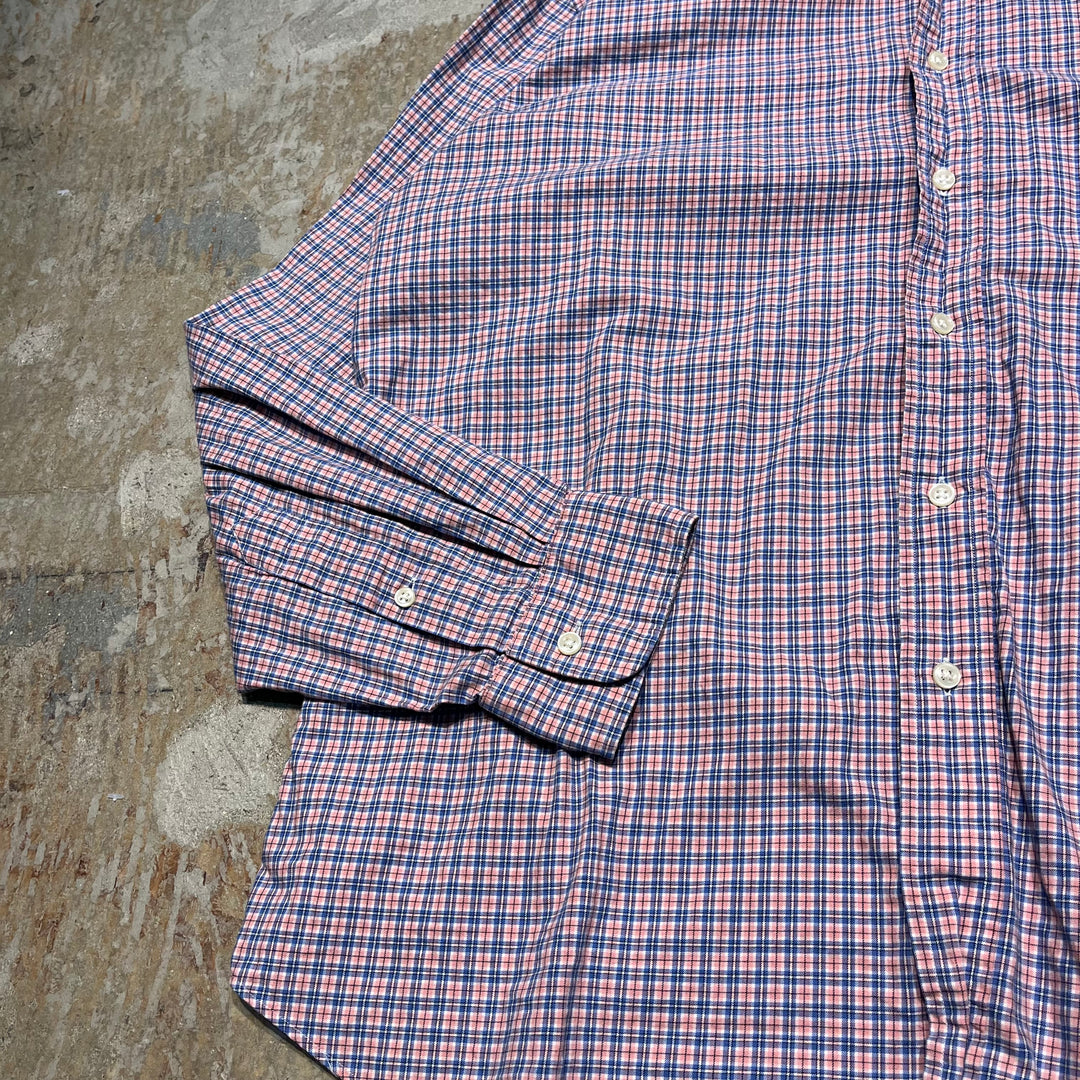 #4412 古着 Ralph Lauren/ラルフローレン/Long Sleeve Shirt/長袖シャツ/Check/チェック/REGENT/サイズXL