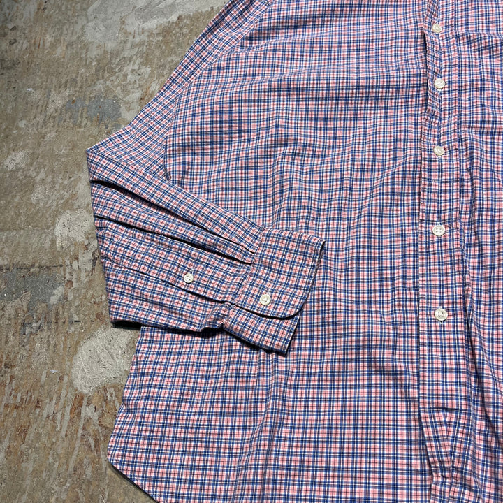 #4412 古着 Ralph Lauren/ラルフローレン/Long Sleeve Shirt/長袖シャツ/Check/チェック/REGENT/サイズXL