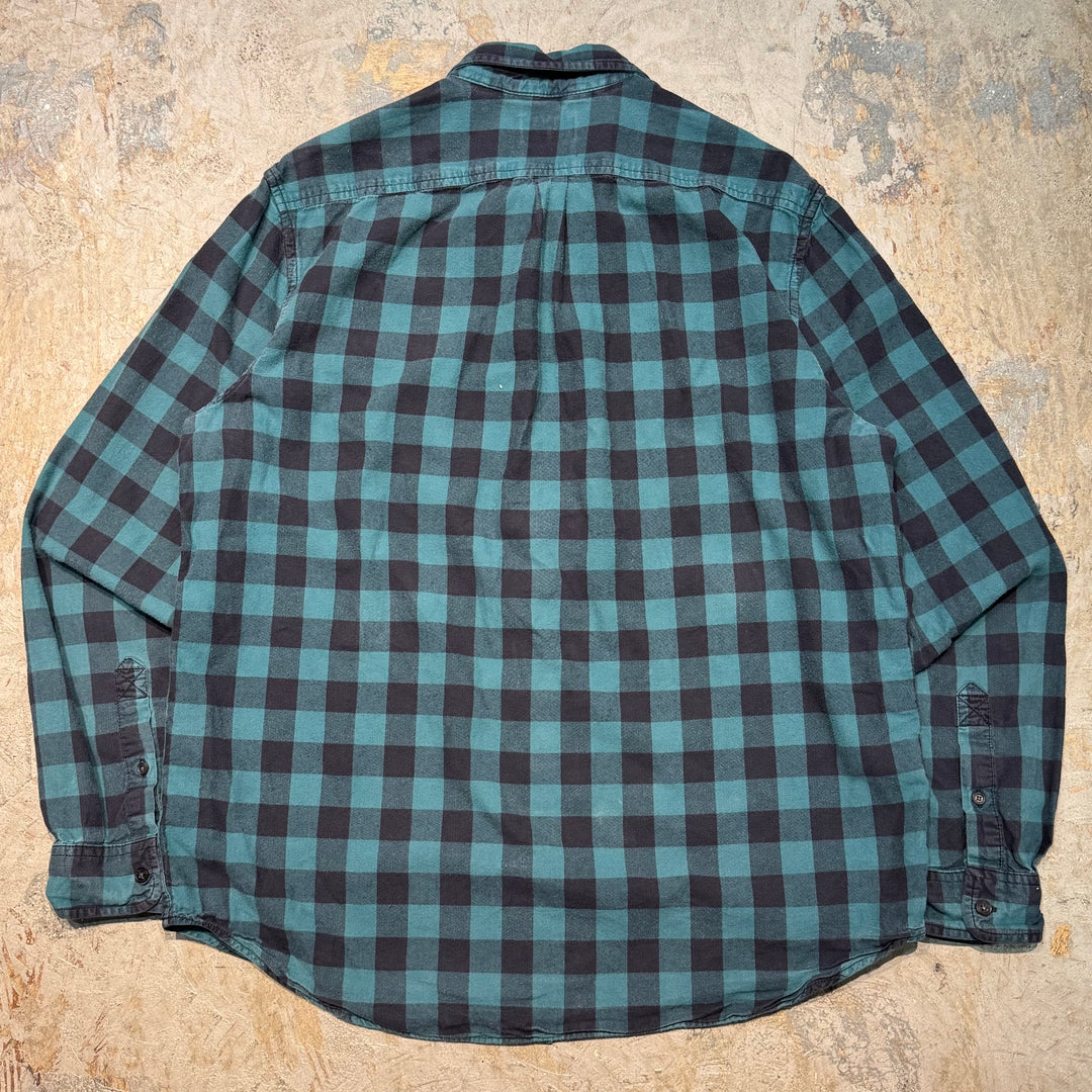 古着 TIMBERLAND/ ティンバーランド/  ボタンダウン長袖シャツ/ チェック柄/ サイズXL
