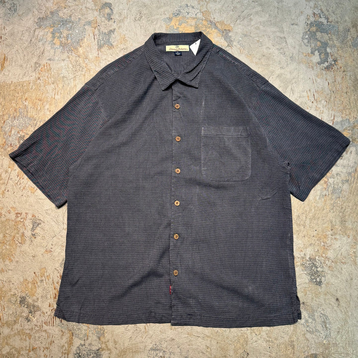 古着 TOMMY BAHAMA/ トミー バハマ/ 半袖シャツ/ チェック柄/ サイズXL