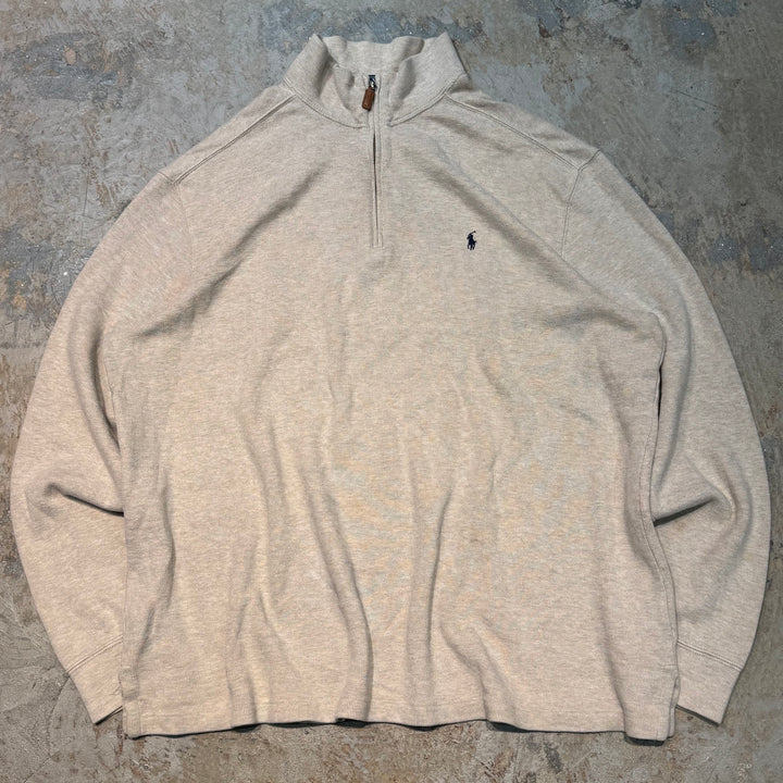 古着 90's~ POLO by Ralph Lauren/ ポロ バイ ラルフローレン/ ハーフジップニットセーター/ サイズXXL