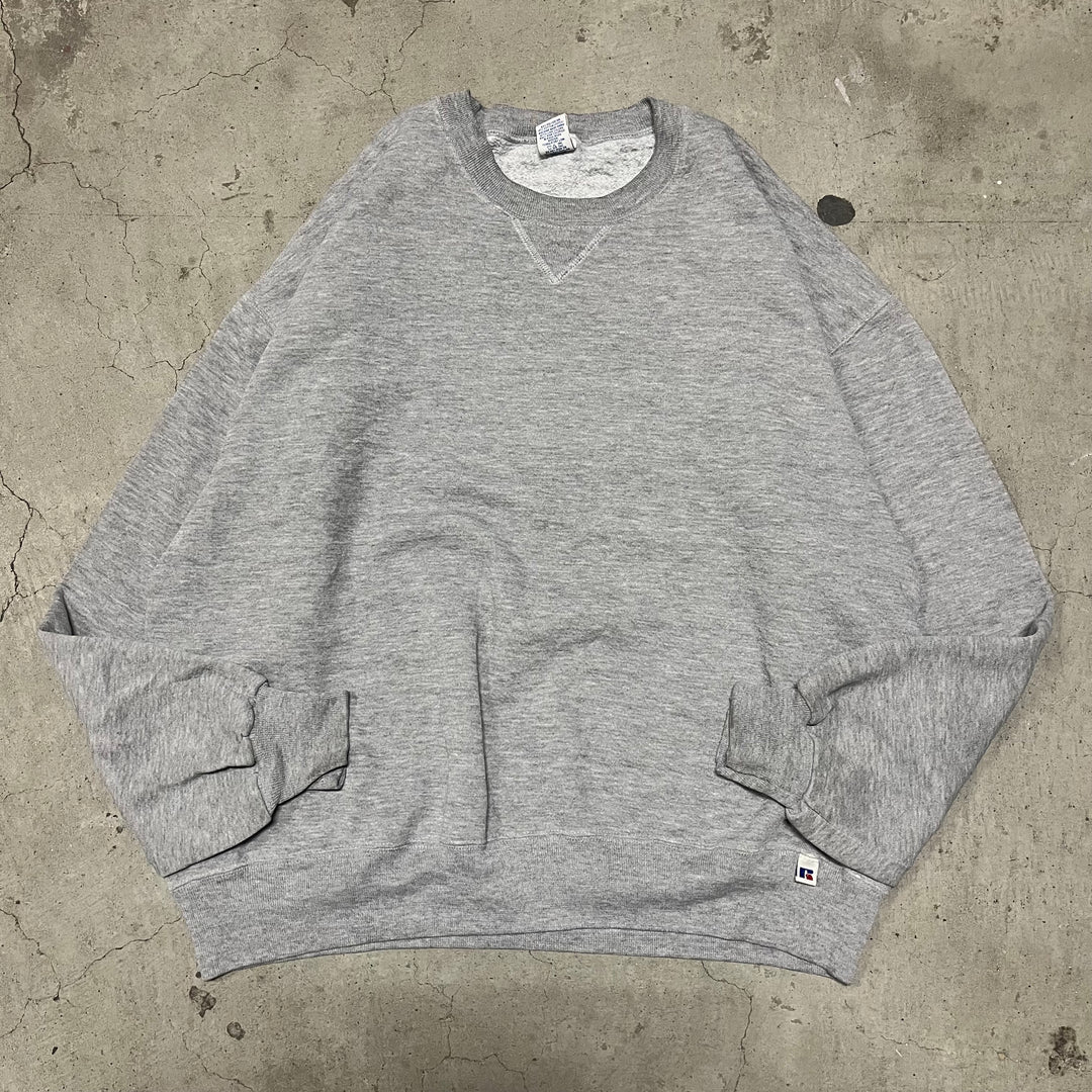 #3531 古着/Russell/ラッセル/Crewneck sweat/クルーネックスウェット/ブランクスウェット/無地/サイズXL