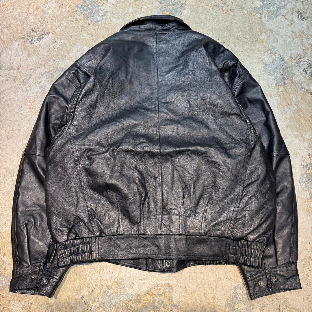 古着 USAVINTAGE/本革ジップアップレザージャケット /サイズL