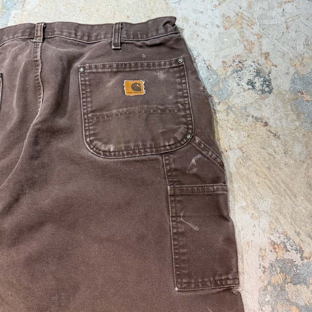 古着 Carhartt/カーハート/ダック地ペインターパンツ/ダブルニー/実寸サイズ36×29