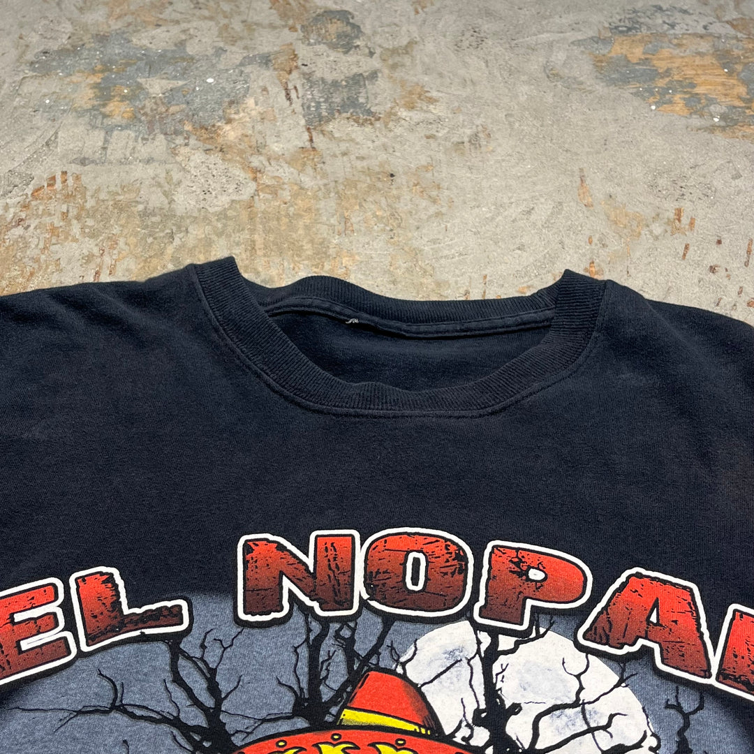 古着 死者の日/2009年/el nopal/メキシコ料理屋/企業系/プリントTシャツ/サイズXL相当