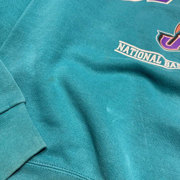 古着 USA製 90's Lee/ リー/ NBA/ UTAH JAZZ/ ユタ ジャズ /クルーネックスウェット/ サイズL