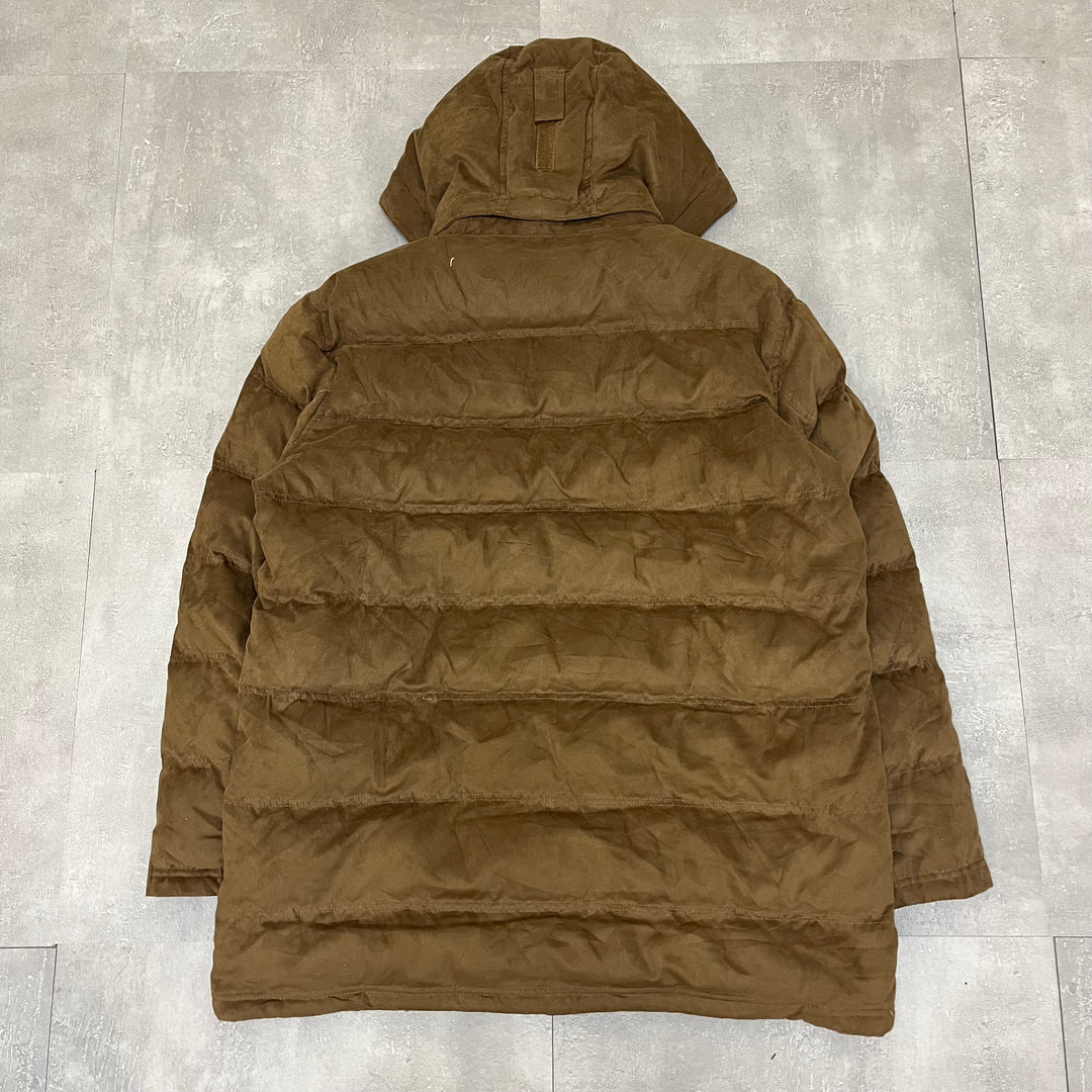 #1811 古着L.L.Bean/エルエルビーン/Suede Down Jacket/スウェードダウンジャケット/サイズXL